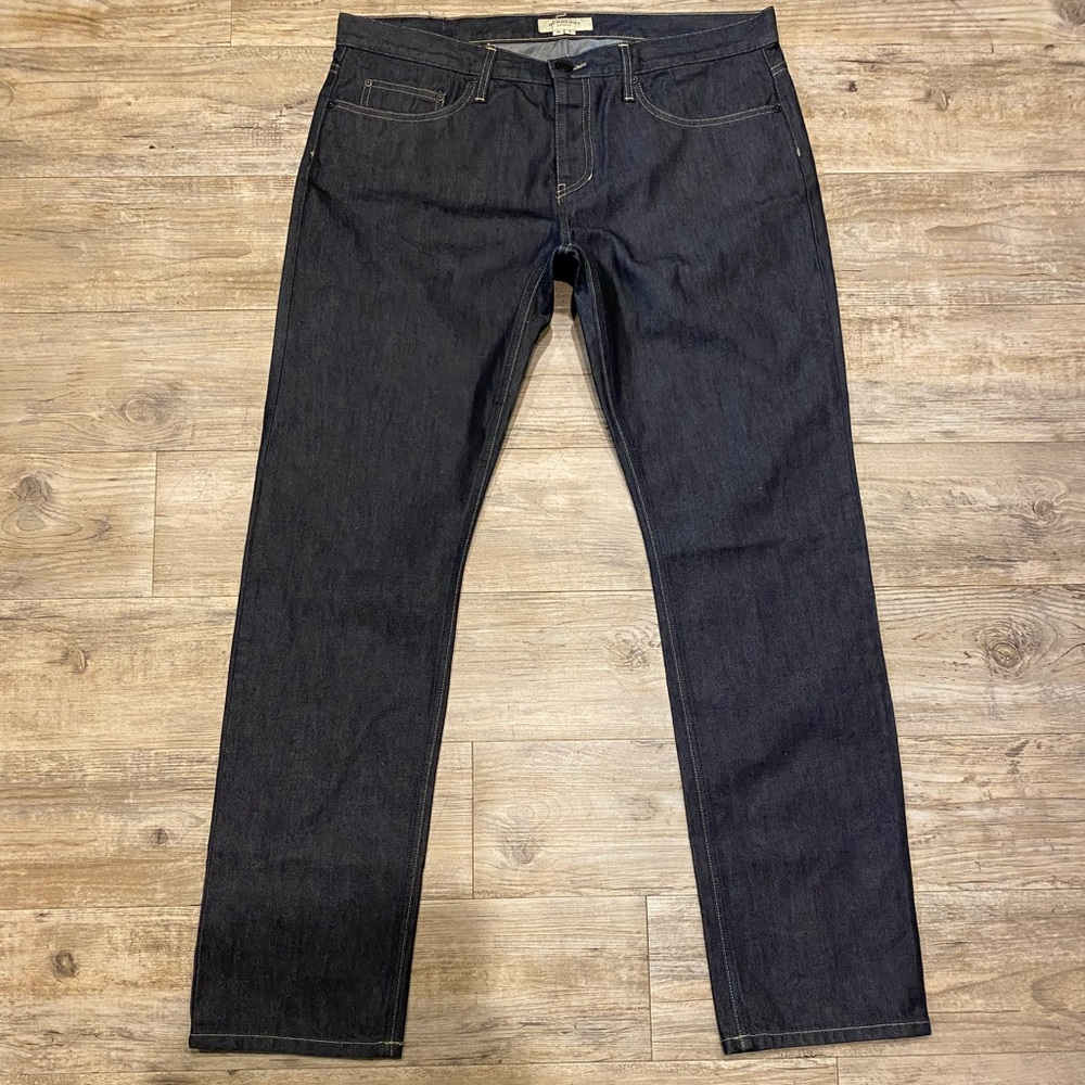 Burberry Men's Dark Blue Denim Jeans